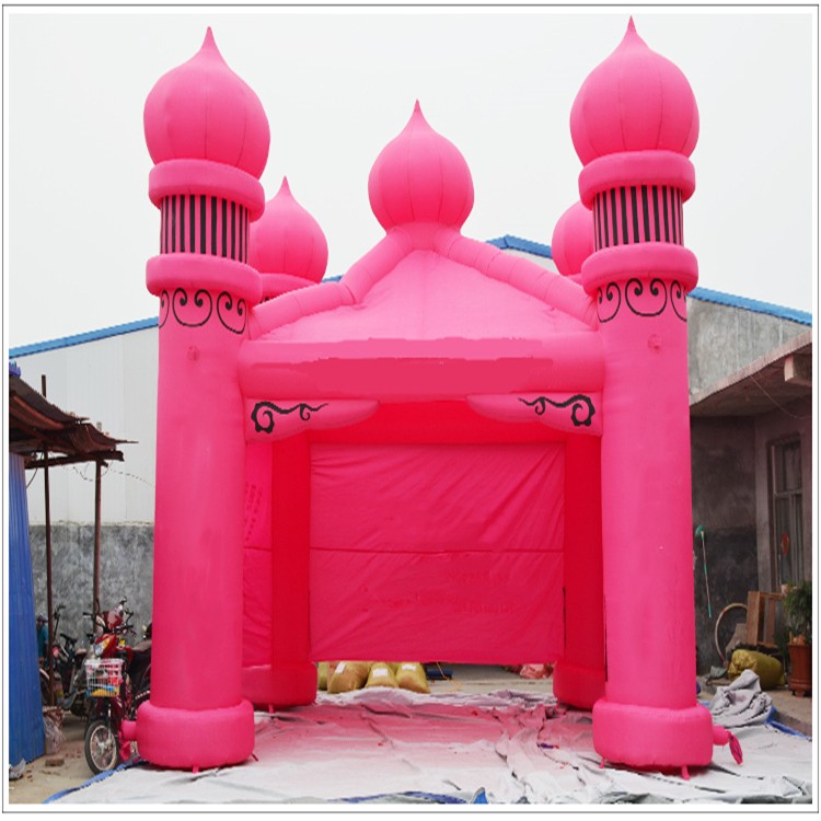 修文粉色帐篷